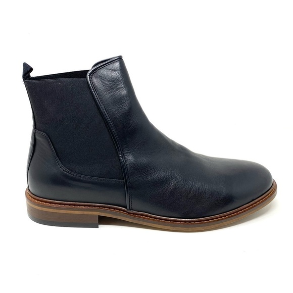 Shoe the Bear WYATT LEATHER CHELSEA BOOT - BLACK - Picture 1 of 8